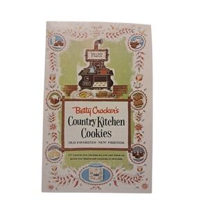 Vintage Betty Crocker's Country Kitchen Cookies Recipes Booklet Printed 1958